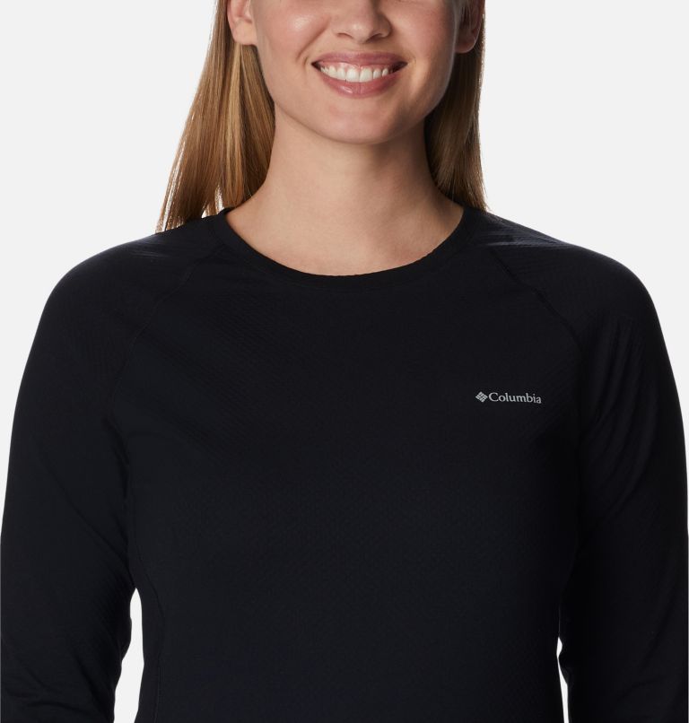 Women's Omni-Heat Infinity Knit Long Sleeve Crew Shirt, Color: Black, image 4