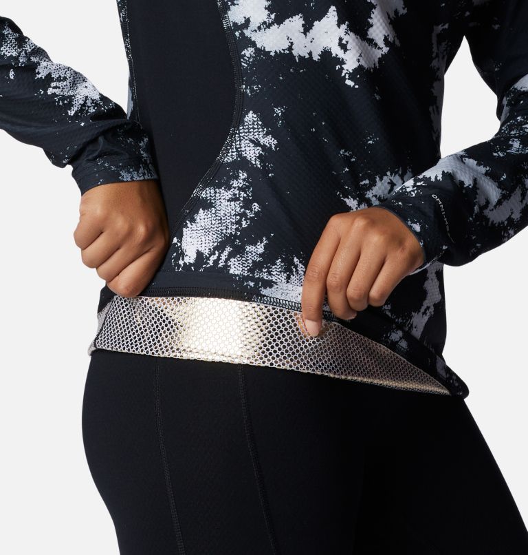 Haut de Sous-Vêtement Technique Manches Longues W Omni-Heat Infinity Femme, Color: White Lookup Print, image 5