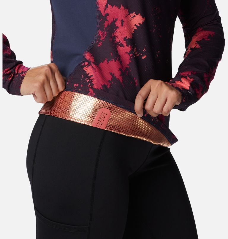 Thumbnail: Women's Omni-Heat Infinity Baselayer Crew, Color: Nocturnal Lookup Print, image 6