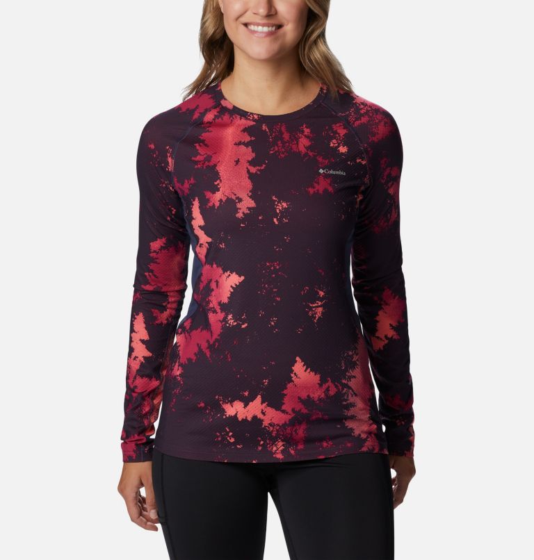 Thumbnail: Women's Omni-Heat Infinity Baselayer Crew, Color: Nocturnal Lookup Print, image 1