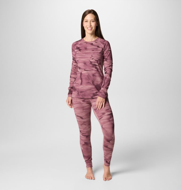 Women's Omni-Heat Infinity Baselayer Crew, Color: Fig Windblown, image 3