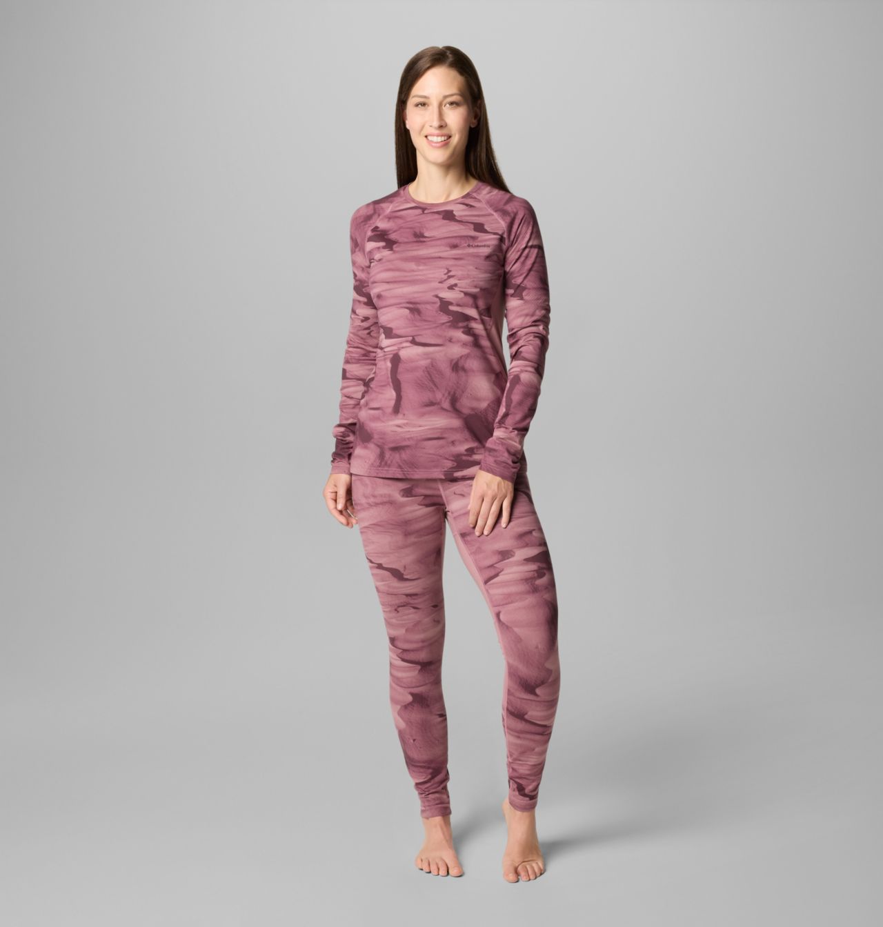 Haut ras du cou à manches longues en maille Omni-Heat™ Infinity Femme 3