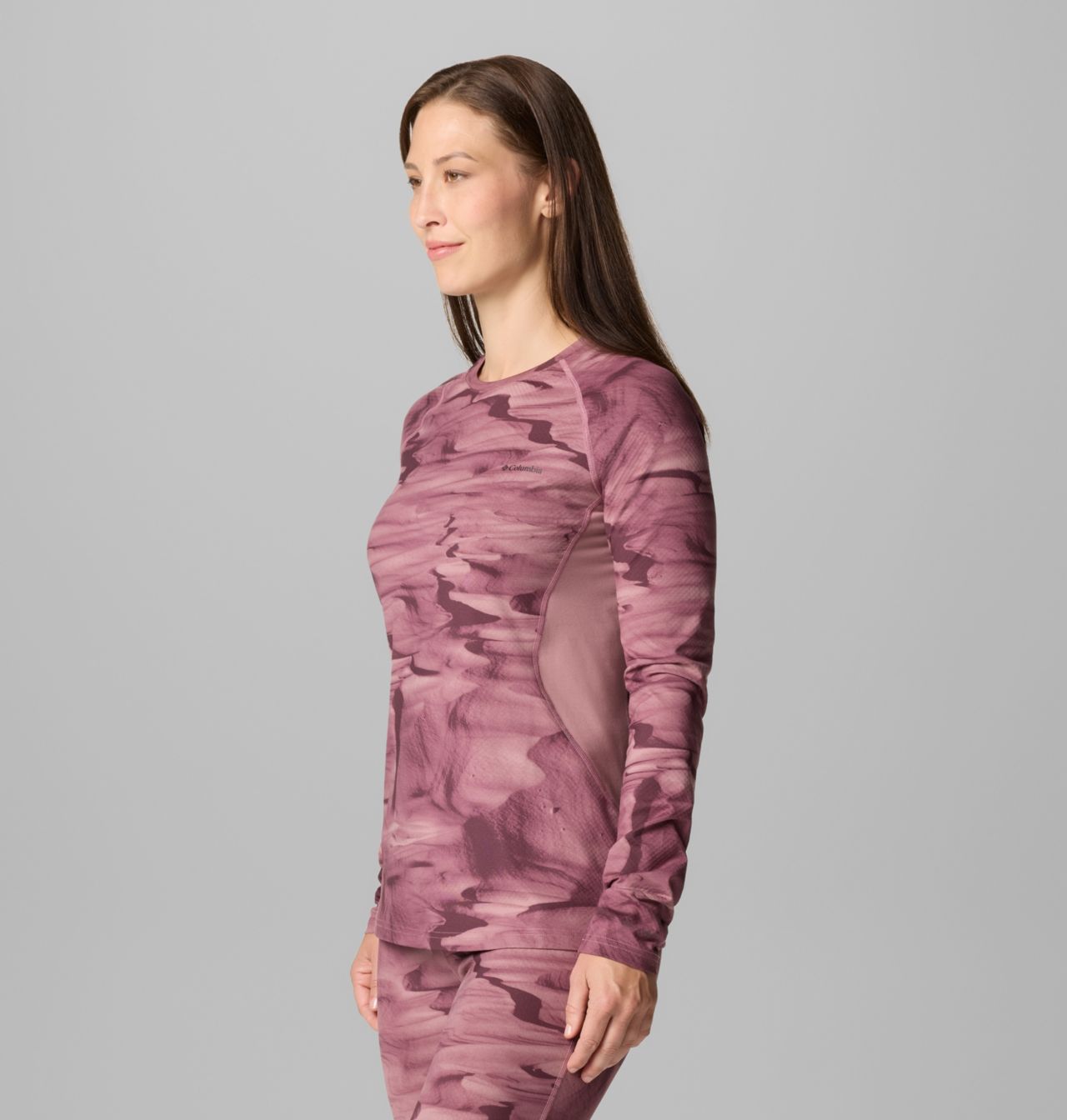 Haut ras du cou à manches longues en maille Omni-Heat™ Infinity Femme 4