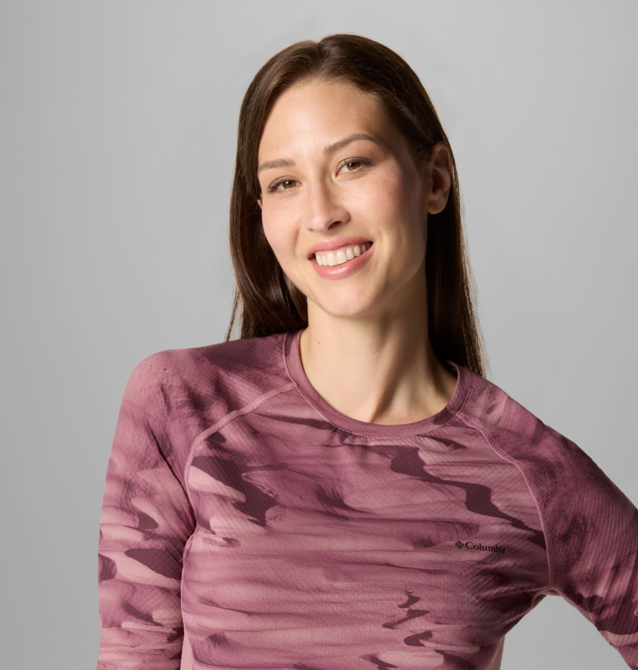 Haut ras du cou à manches longues en maille Omni-Heat™ Infinity Femme 5
