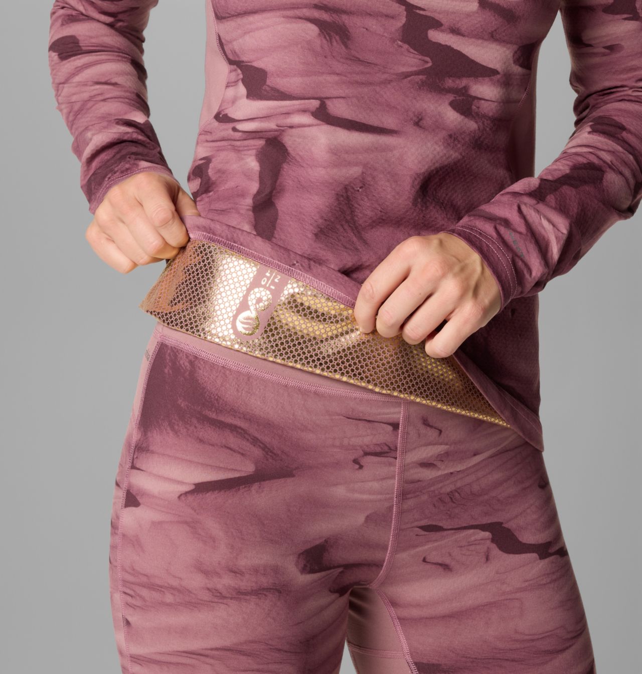 Haut ras du cou à manches longues en maille Omni-Heat™ Infinity Femme 6