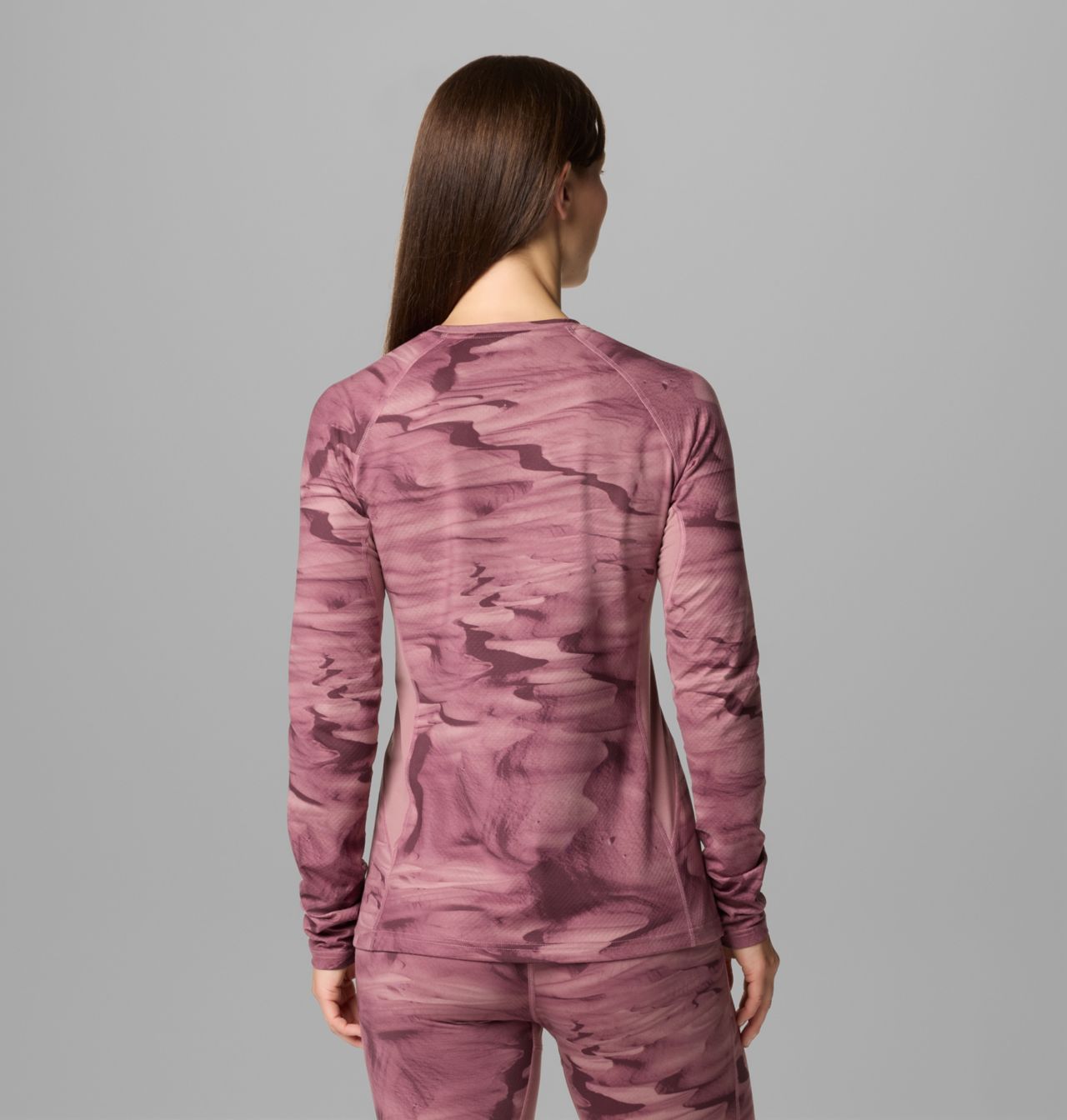 Haut ras du cou à manches longues en maille Omni-Heat™ Infinity Femme 2