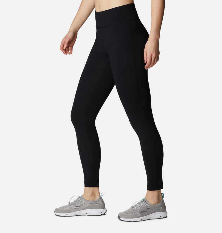 COLUMBIA Mid-Waist Glacial Printed Leggings Black Baselayer Thermal Size  Large, Women's Fashion, Activewear on Carousell
