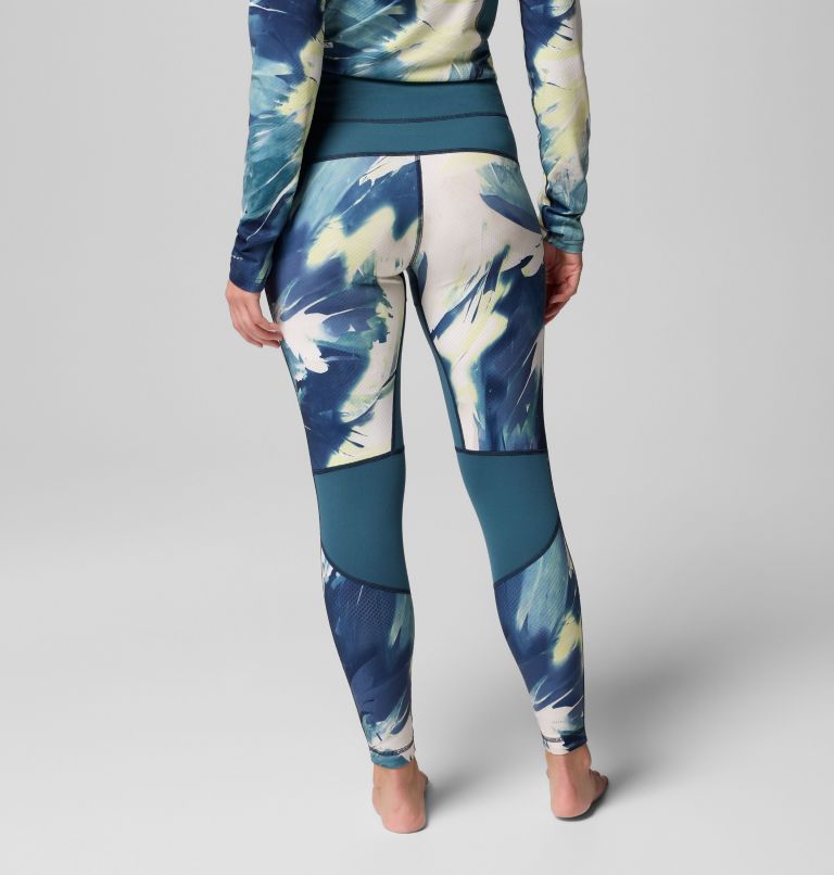 Women's Omni-Heat Infinity Baselayer Tights, Color: Everblue Snowflight, image 3