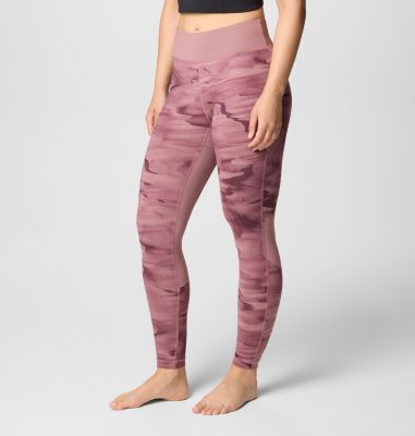 Women's Omni-Heat Infinity Baselayer Tights, Color: Fig Windblown, image 4