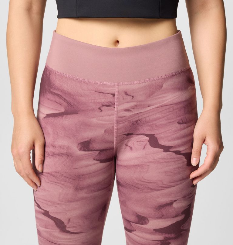 Women's Omni-Heat Infinity Baselayer Tights, Color: Fig Windblown, image 5