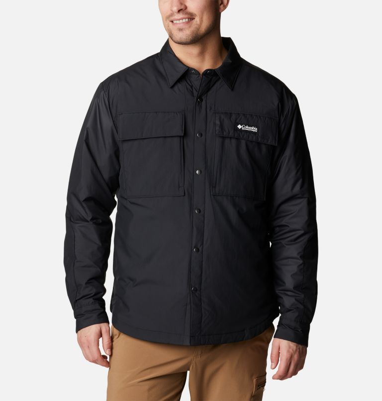 Men's Ballistic Ridge Shirt Jacket, Color: Black, image 3