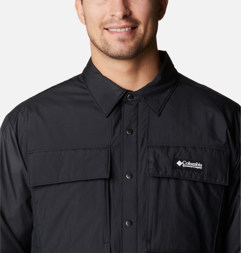 Men's Ballistic Ridge Shirt Jacket, Color: Black, image 5