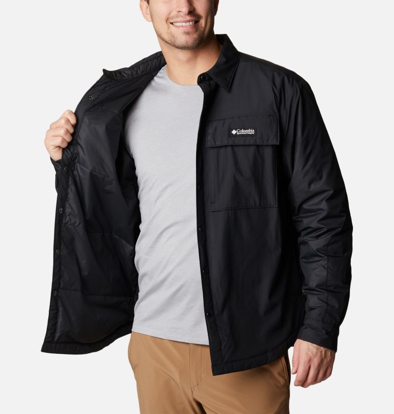 Men's Ballistic Ridge Shirt Jacket, Color: Black, image 6