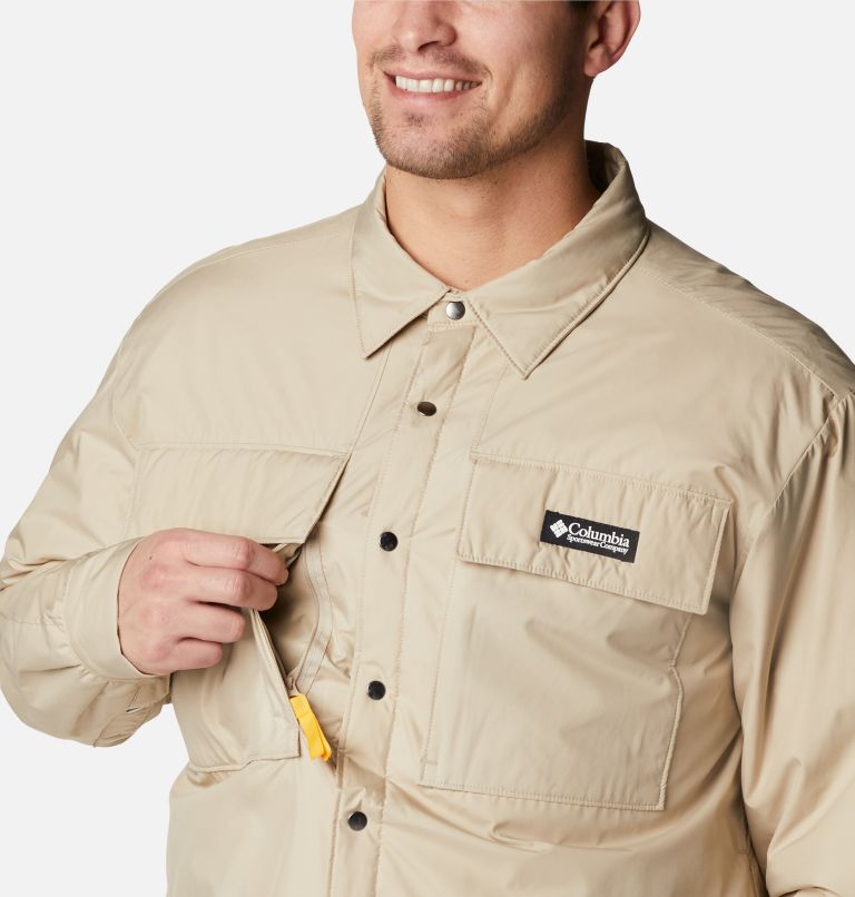 Thumbnail: Men's Ballistic Ridge Shirt Jacket, Color: Ancient Fossil, image 6