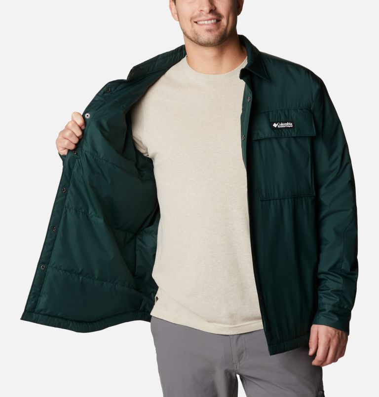 Men's Ballistic Ridge Shirt Jacket, Color: Spruce, image 5