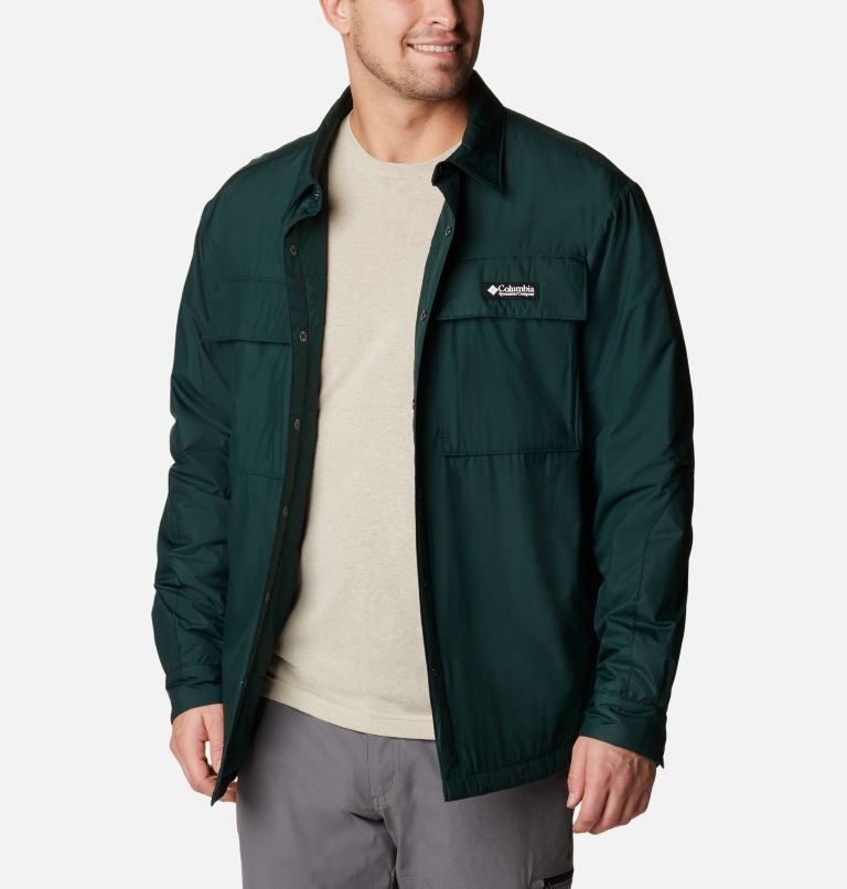 Thumbnail: Men's Ballistic Ridge Shirt Jacket, Color: Spruce, image 6