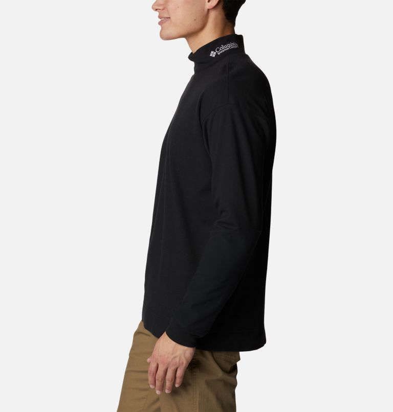 Thumbnail: T-shirt à manches longues à col montant Ballistic Ridge Homme, Color: Black, image 3