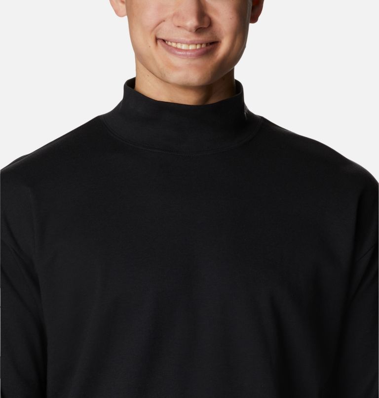 Men's Ballistic Ridge High Neck Long Sleeve T-Shirt, Color: Black, image 4