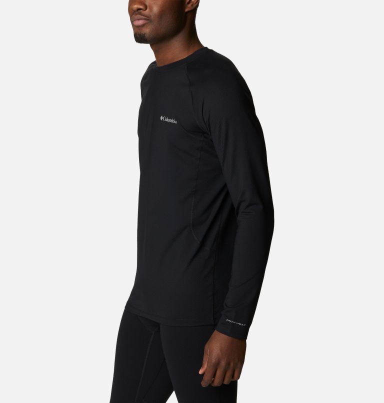 Men's Omni-Heat Infinity Knit Long Sleeve Crew Shirt, Color: Black, image 3