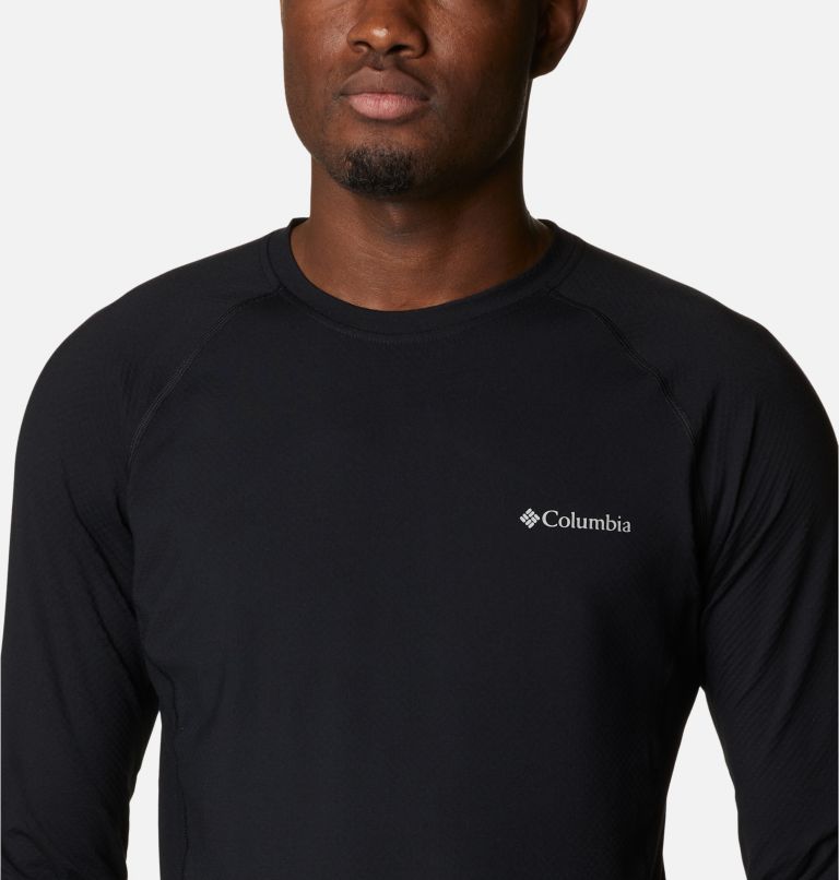 Men's Omni-Heat Infinity Knit Long Sleeve Crew Shirt, Color: Black, image 4