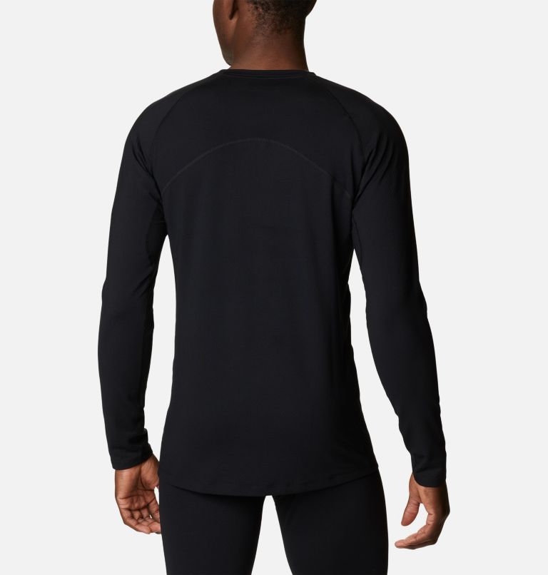 Men's Omni-Heat Infinity Knit Long Sleeve Crew Shirt, Color: Black, image 2