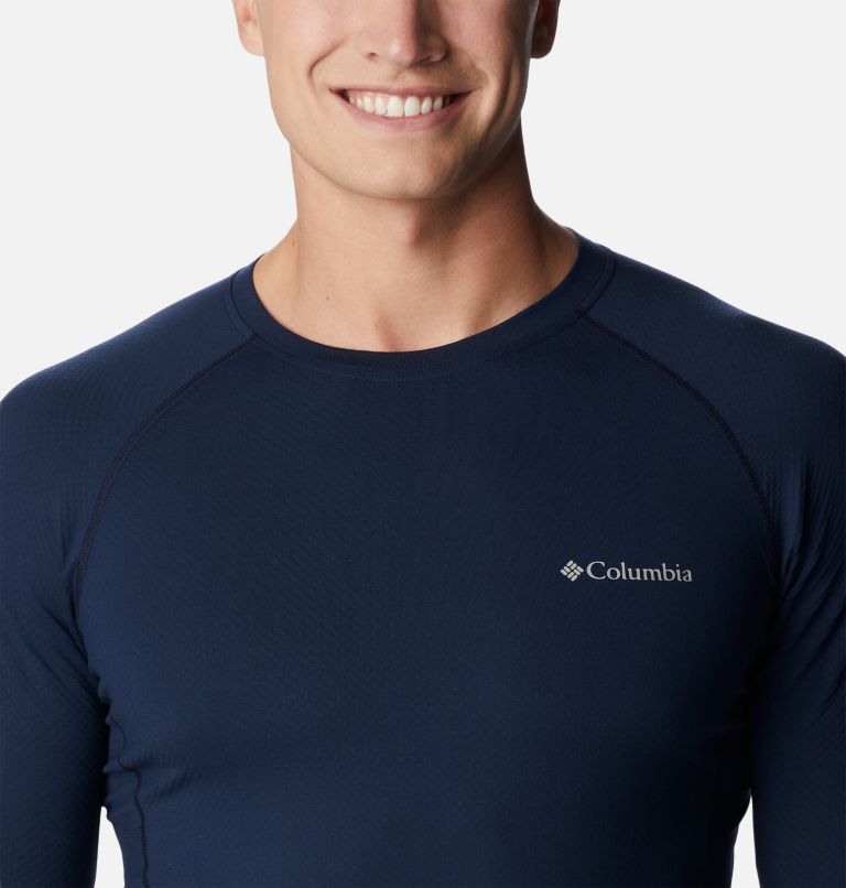 Men's Omni-Heat Infinity Baselayer Crew, Color: Collegiate Navy, image 4