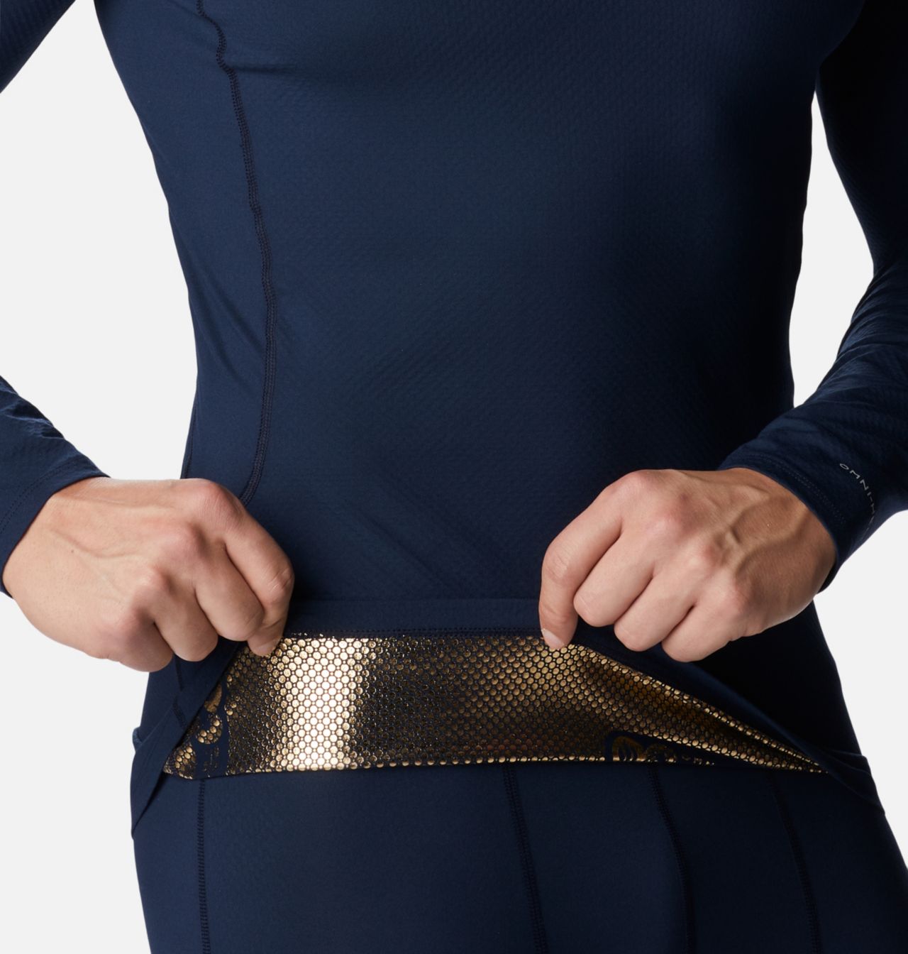 Haut ras du cou à manches longues en maille Omni-Heat™ Infinity Homme 5