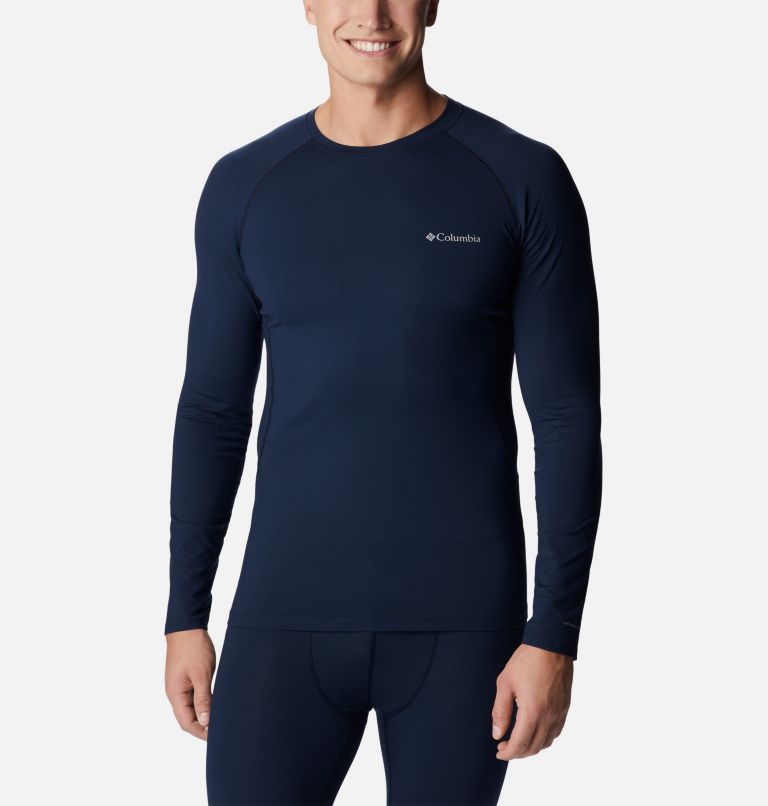Men's Omni-Heat Infinity Baselayer Crew, Color: Collegiate Navy, image 1