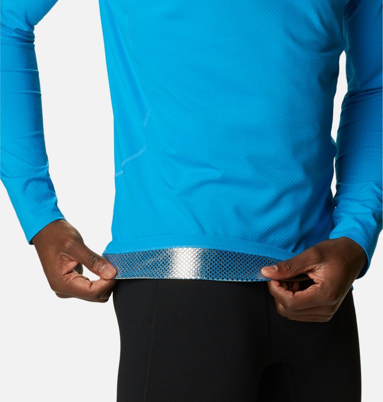 Thumbnail: Men's Omni-Heat Infinity Knit Long Sleeve Crew Shirt, Color: Compass Blue, image 5