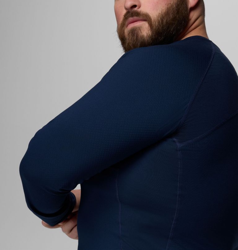 Men's Omni-Heat Infinity Knit Long Sleeve Crew Shirt - Big, Color: Collegiate Navy, image 7
