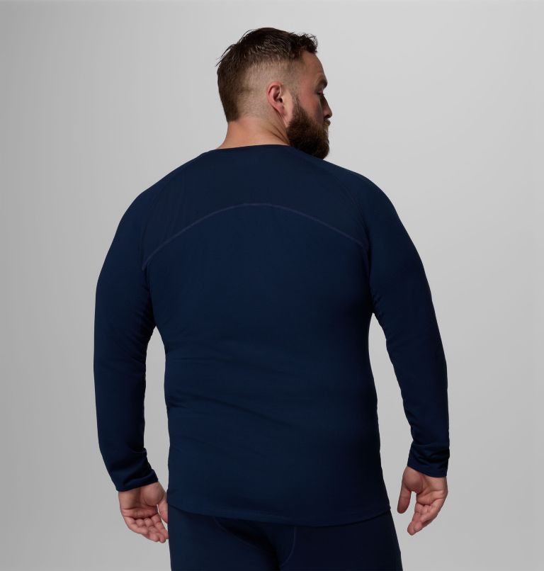 Men's Omni-Heat Infinity Knit Long Sleeve Crew Shirt - Big, Color: Collegiate Navy, image 3