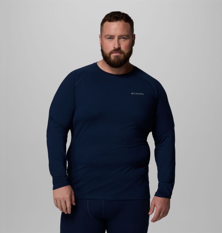 Men's Omni-Heat Infinity Knit Long Sleeve Crew Shirt - Big, Color: Collegiate Navy, image 1