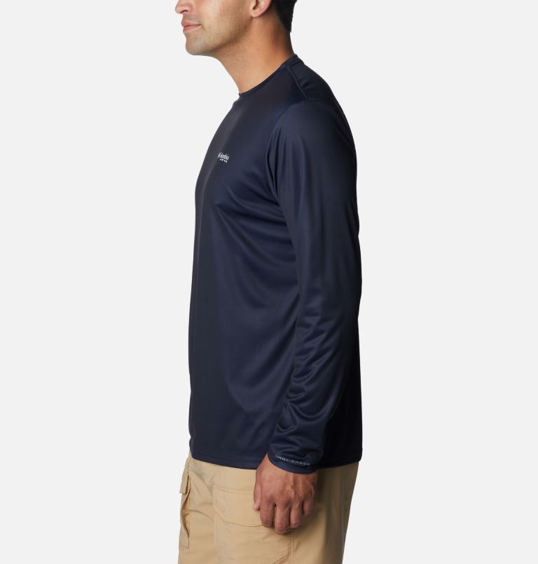Thumbnail: Men's PFG Terminal Tackle Statetriot Long Sleeve Shirt, Color: Collegiate Navy, USA, image 3