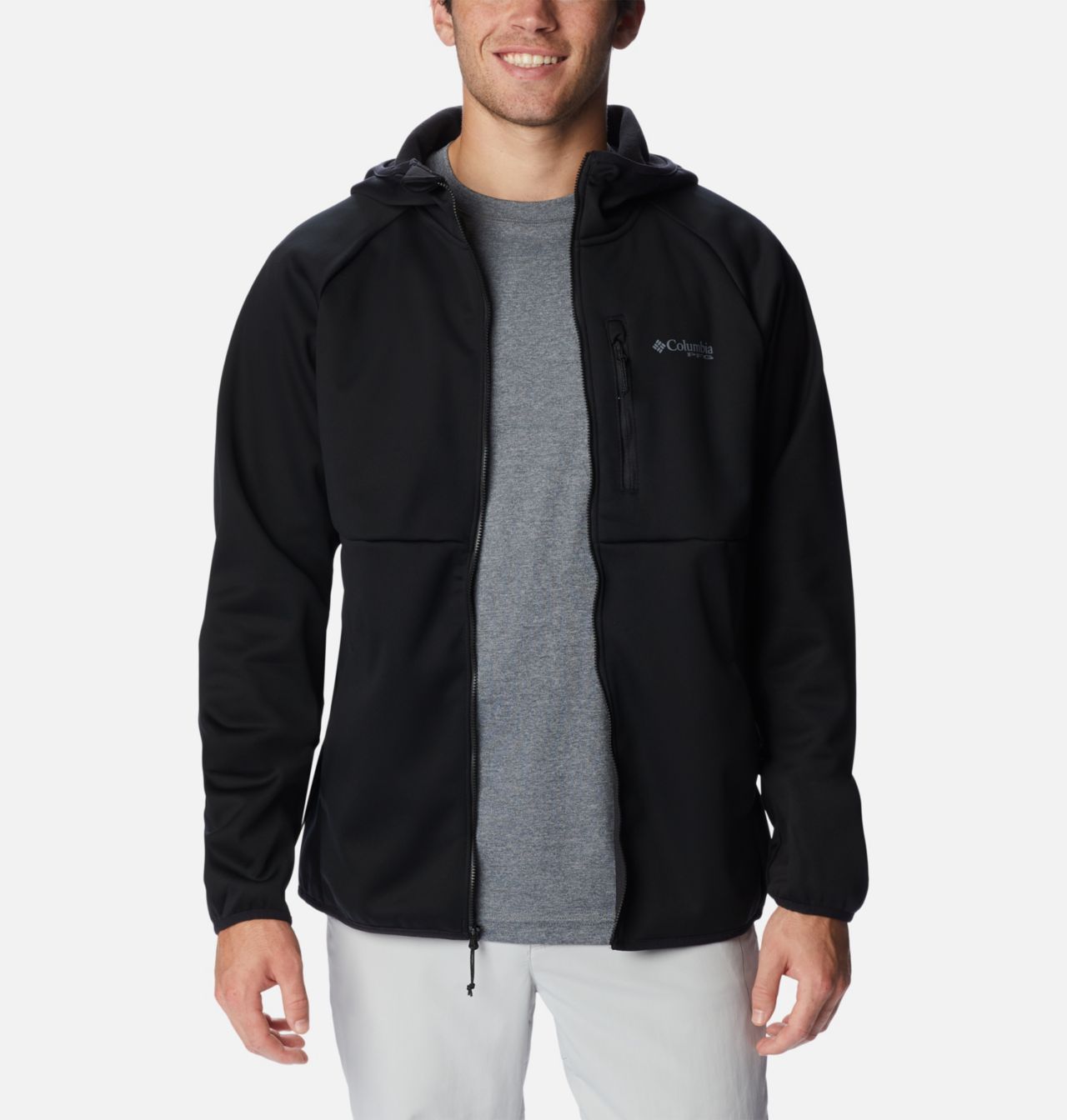 Men's PFG Terminal™ Stretch Softshell Hooded Jacket 6