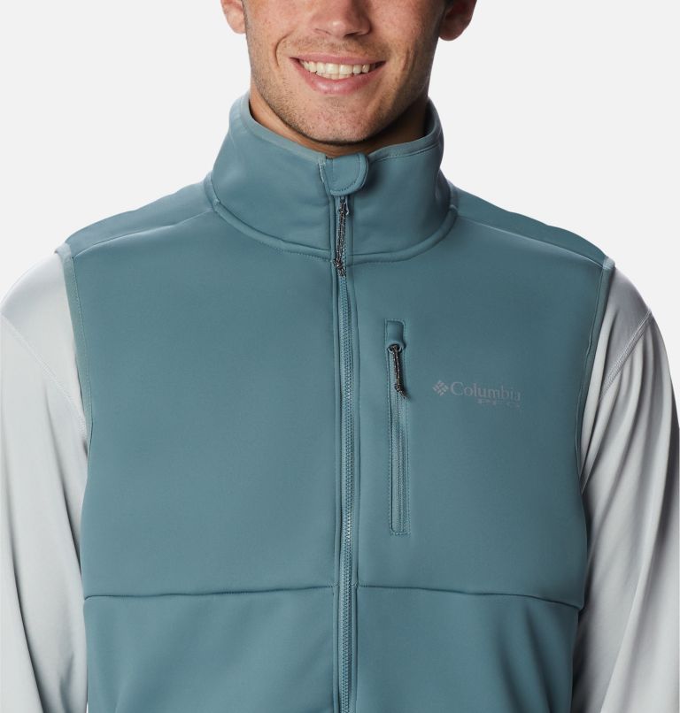 Veste coquille souple sans manches extensible PFG Terminal Homme, Color: Metal, image 4
