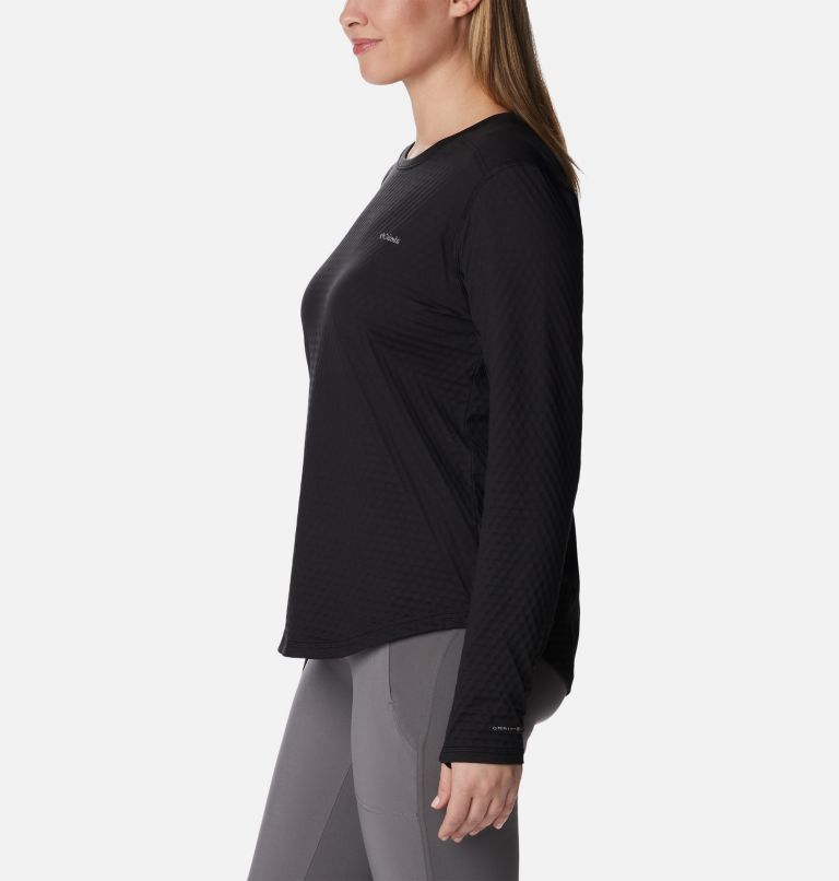 Thumbnail: Women's W Bliss Ascent Long Sleeve Technical T-shirt, Color: Black, image 3