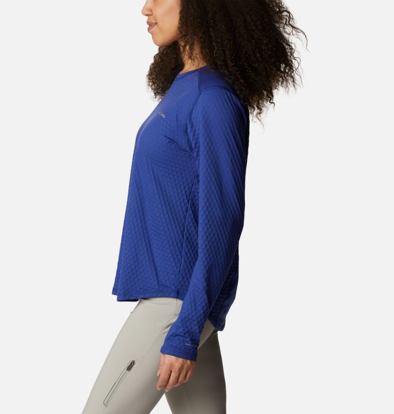 Thumbnail: Women's Bliss Ascent Long Sleeve Shirt, Color: Dark Sapphire, image 3