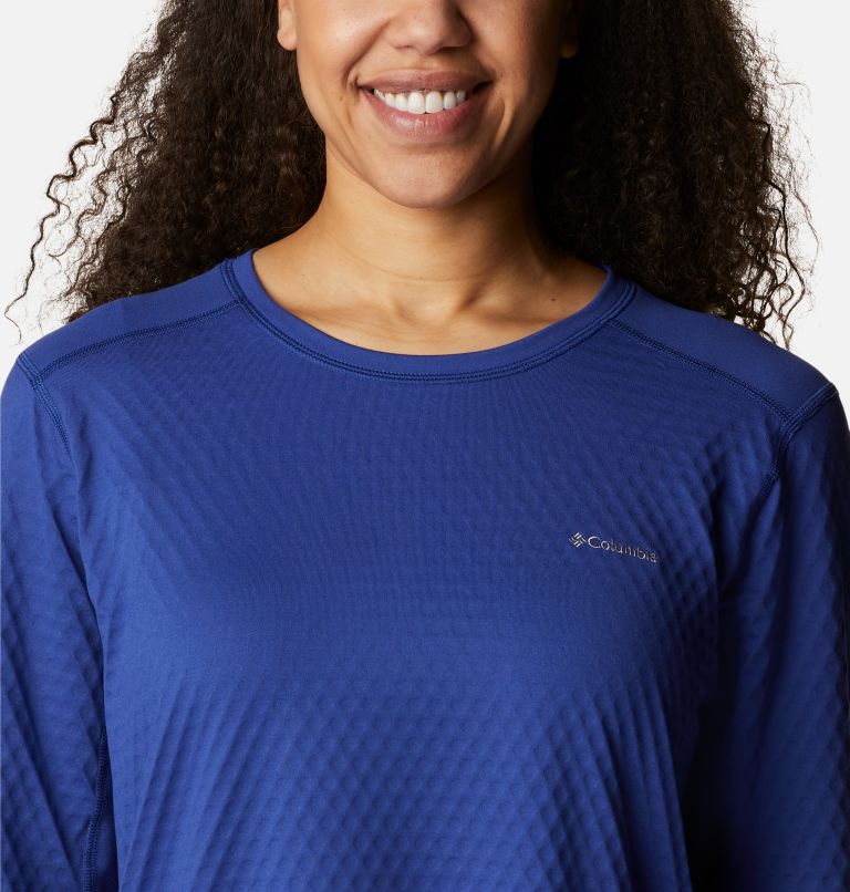 Thumbnail: Women's W Bliss Ascent Long Sleeve Technical T-shirt, Color: Dark Sapphire, image 4