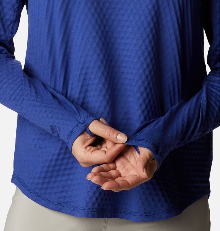 Thumbnail: Women's Bliss Ascent Long Sleeve Shirt, Color: Dark Sapphire, image 5