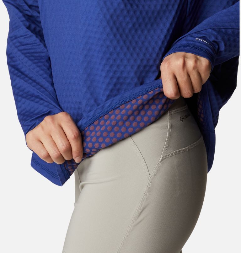 Women's Bliss Ascent Long Sleeve Shirt, Color: Dark Sapphire, image 7