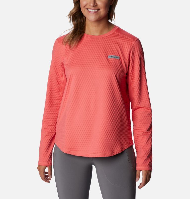 Women's Bliss Ascent Long Sleeve Shirt, Color: Blush Pink, image 1