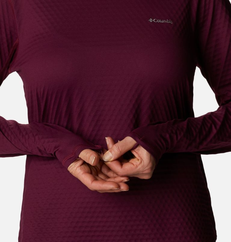 Women's W Bliss Ascent Long Sleeve Technical T-shirt, Color: Marionberry, image 5