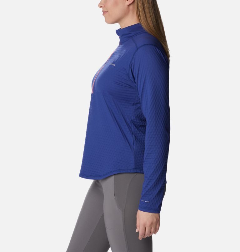 Haut à demi-zip Bliss Ascent Femme, Color: Dark Sapphire, image 3