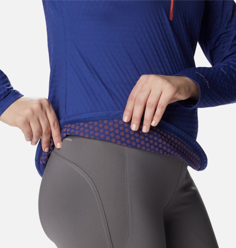 Haut à demi-zip Bliss Ascent Femme, Color: Dark Sapphire, image 5