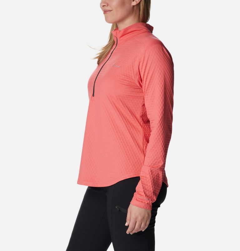 Women's Bliss Ascent Half Zip Shirt, Color: Blush Pink, image 3