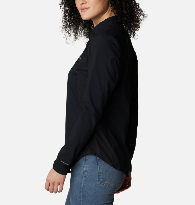 Women's Claudia Ridge Long Sleeve Shirt, Color: Black, image 3