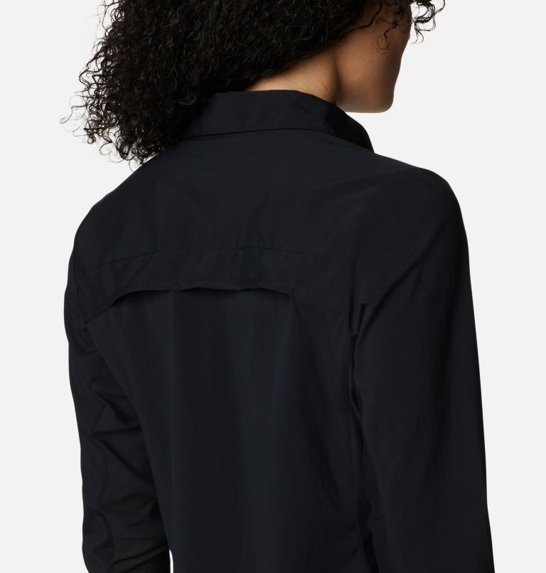 Thumbnail: Women's Claudia Ridge Long Sleeve Shirt, Color: Black, image 5