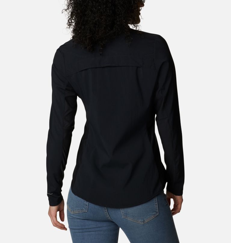 Women's Claudia Ridge Long Sleeve Shirt, Color: Black, image 2