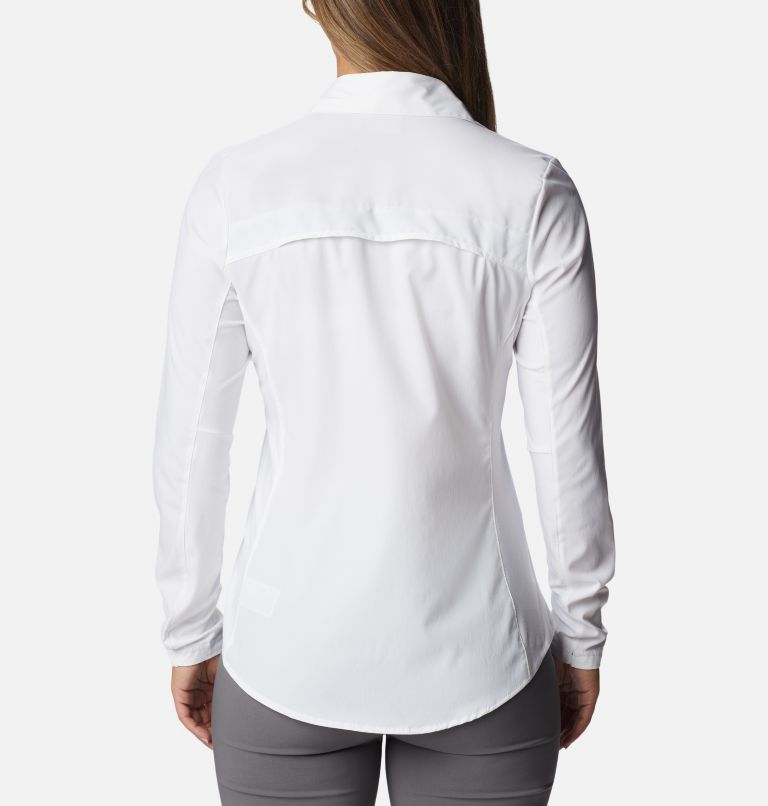 Women's Claudia Ridge Long Sleeve Shirt, Color: White, image 2