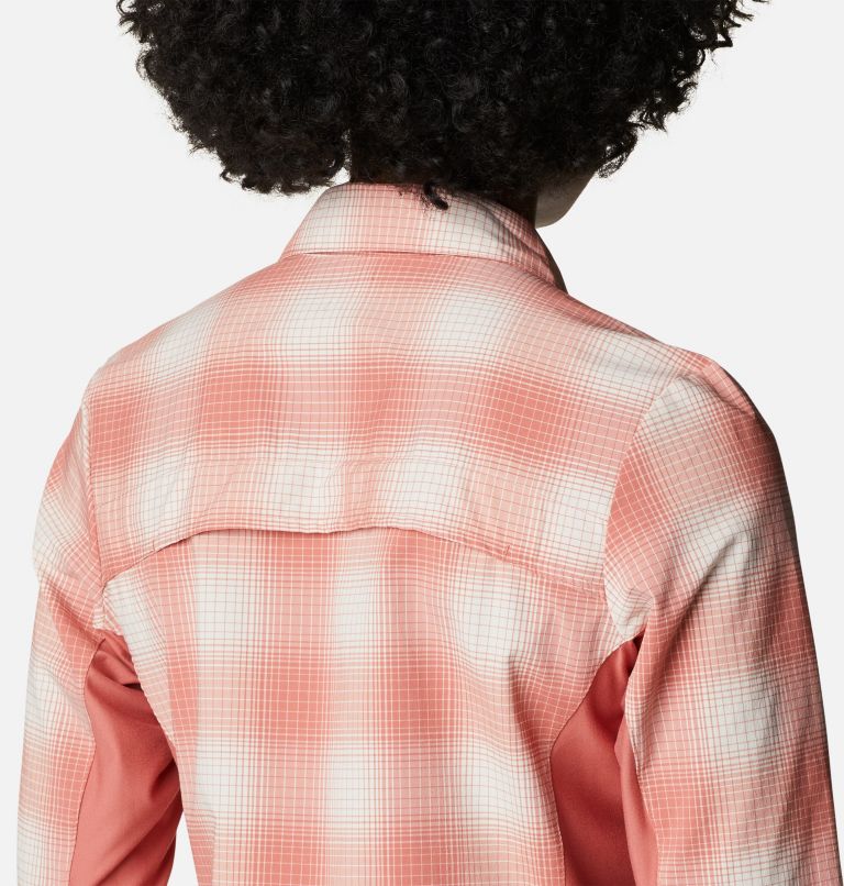 Thumbnail: Claudia Ridge LS Shirt | 639 | M, Color: Dark Coral Soft Ombre, image 5